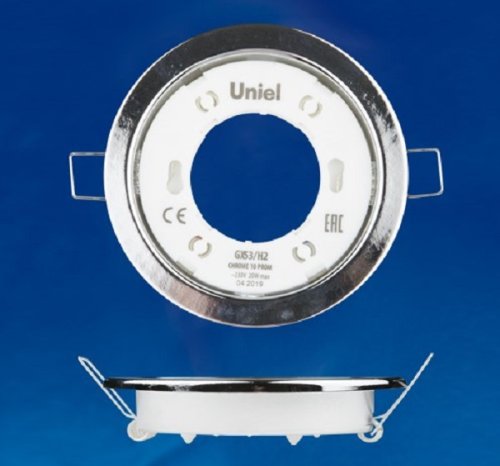 Светильник встраиваемый Uniel GX53 220В Хром картинка 